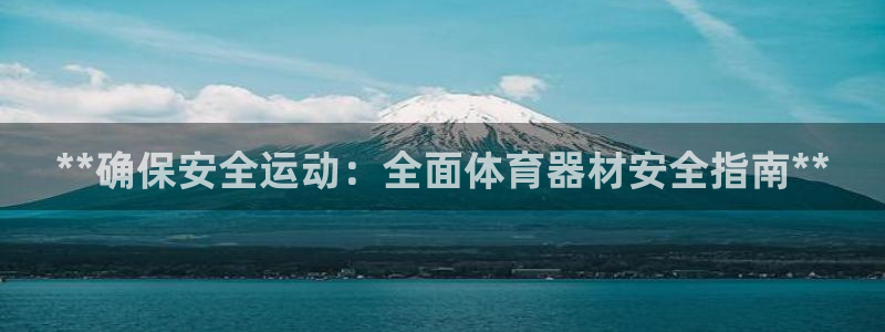 极悦平台官方网站是什么软件：**确保安全运动：全面体
