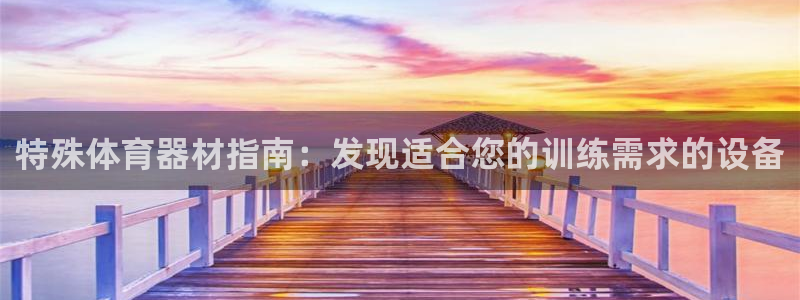 极悦平台代理怎么做赚钱：特殊体育器材指南：发现适合您