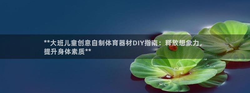 极悦牙膏怎么样知乎：**大班儿童创意自制体育器材DI