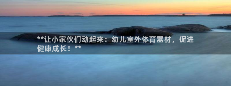 极悦娱乐代理人是谁啊：**让小家伙们动起来：幼儿室外