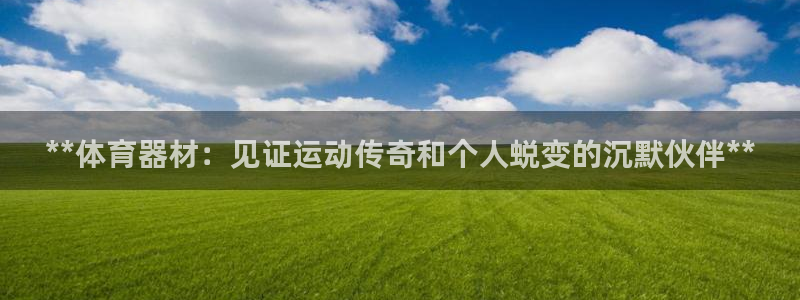 极悦娱乐最新版本更新内容介绍：**体育器材：见证运动