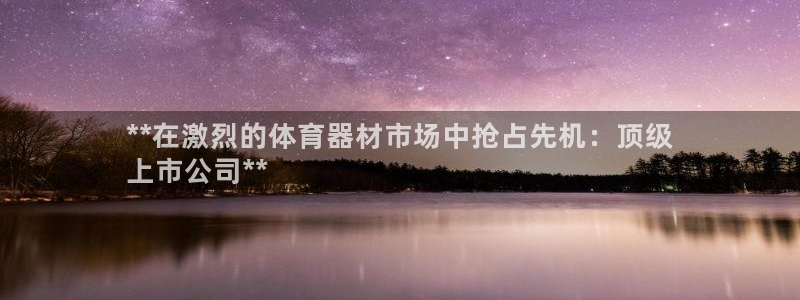 极悦平台是干嘛的公司：**在激烈的体育器材市场中抢占