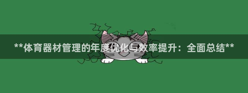 极悦平台代理怎么做的：**体育器材管理的年度优化与效