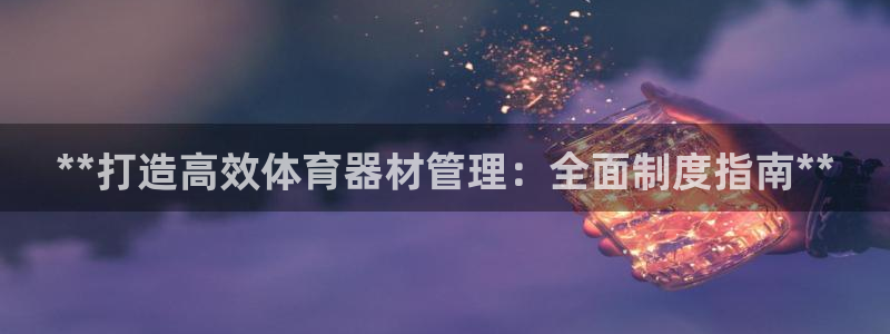 极悦平台用户评价：**打造高效体育器材管理：全面制度