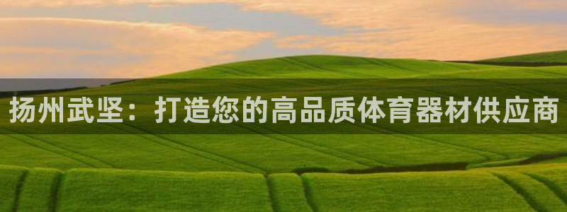 极悦平台是干嘛的啊：扬州武坚：打造您的高品质体育器材