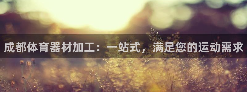 极悦娱乐会被骗吗安全吗：成都体育器材加工：一站式，满