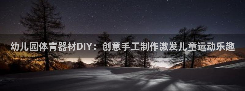 极悦平台使用注意事项有哪些：幼儿园体育器材DIY：创意手工制