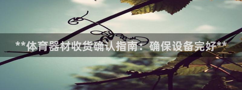 极悦平台官方网站入口：**体育器材收货确认指南：确保