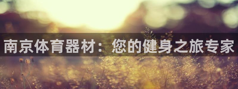 极悦平台官方网站首页入口：南京体育器材：您的健身之旅